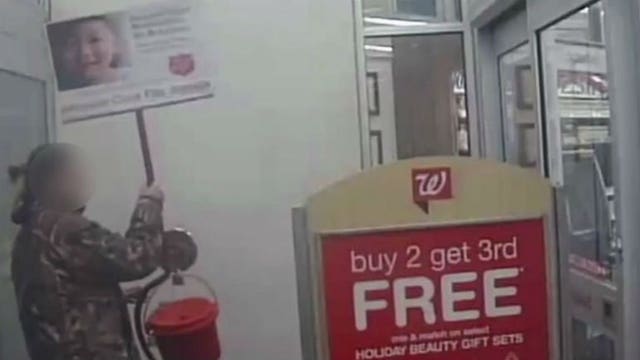 Caledonia police: Man, woman admitted to theft of red kettle at Walgreens "to support heroin habit"