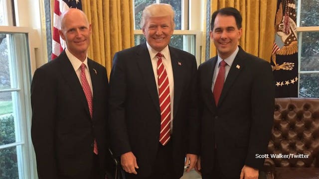 Gov. Walker said he discussed Affordable Care Act replacement over lunch with Pres. Trump