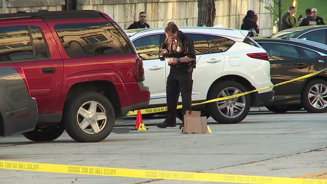 'So much blood:' Man shot, wounded near 9th and Wells, reportedly after court hearing