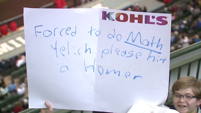 'Stats are fun!' Miller Park becomes a classroom as kids learn 'real-world math at an actual baseball game'