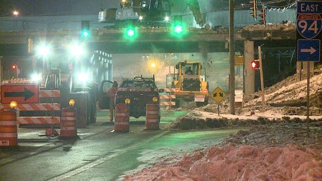"We're pretty much on top of it:" Residents can't wait until Zoo Interchange bridge demolition is done