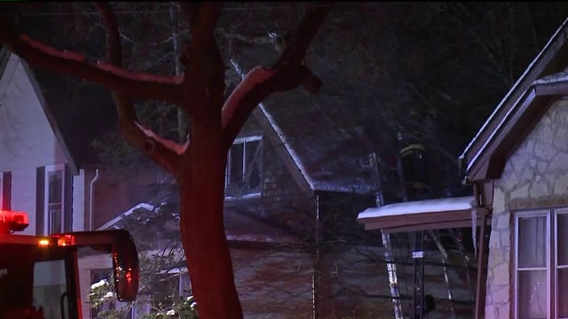Firefighters battle blaze, freezing conditions at home on Milwaukee's north side