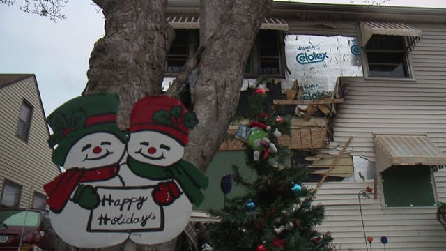 Fire sparked at 70th and Arthur when cat chewed through oxygen line, causing explosion