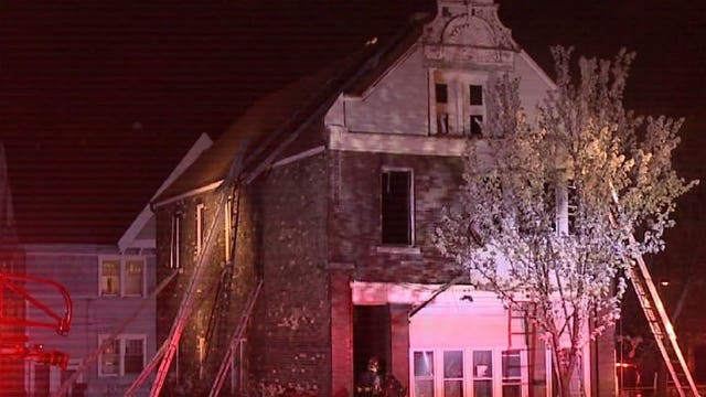 Forced to jump: Three escape out window after fire breaks out at Milwaukee home