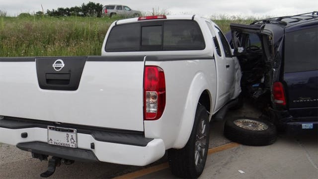 5 people hurt after collision in Township of Beaver Dam