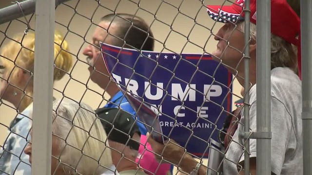 "I would stand with him:" Thousands gather in West Bend to show support for Donald Trump