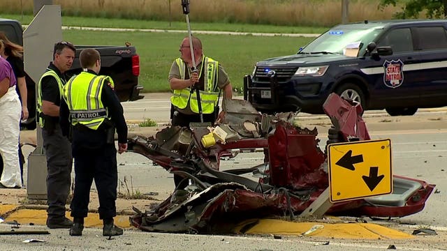 Officials: Man in SUV flees deputy, dies after crashing into semi in Village of Somers
