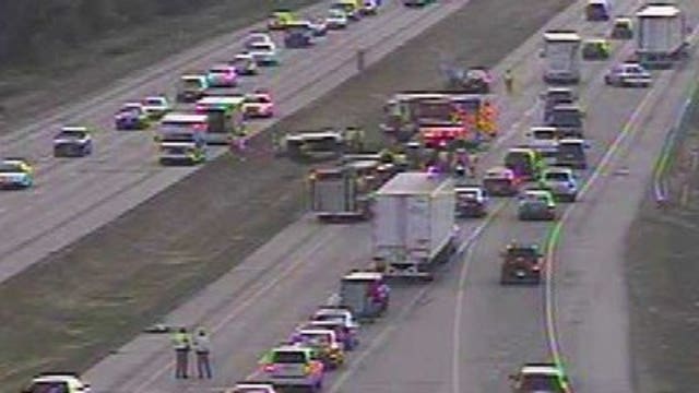 Traffic slowed after two-vehicle wreck on I-94 in Waukesha Co.