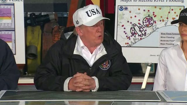 President Trump to meet flood victims in Texas, Louisiana