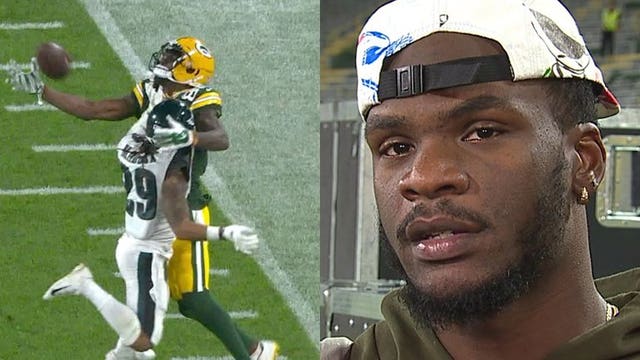 Packers Marquez Valdes-Scantling on no pass interference call vs. Eagles: 'You can't control what the refs see'
