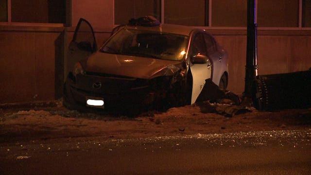 Police: No injuries in single-vehicle crash near 34th and Villard