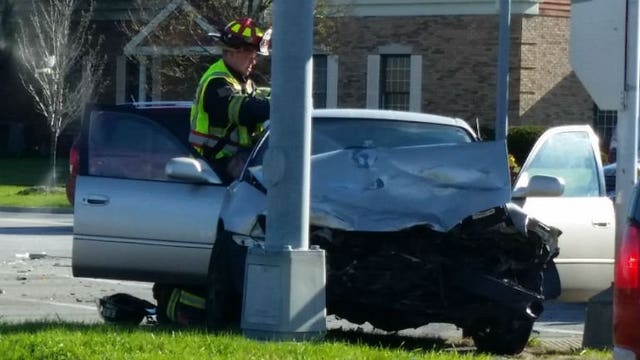 Two injured following crash near 60th and Brown Deer Road