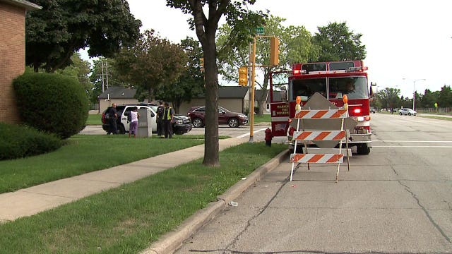 Police: 66-year-old man struck by vehicle while riding bicycle near Appleton & Nash