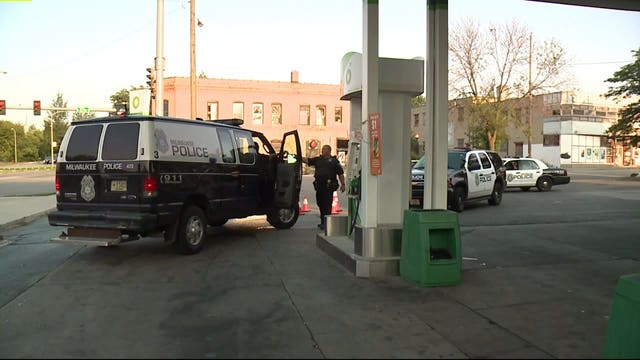 'Just senseless:' Woman stabbed in back of head outside gas station; woman arrested