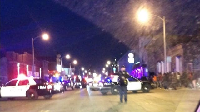 Police called out to area near 1st and National; citations issued after 'several fights'
