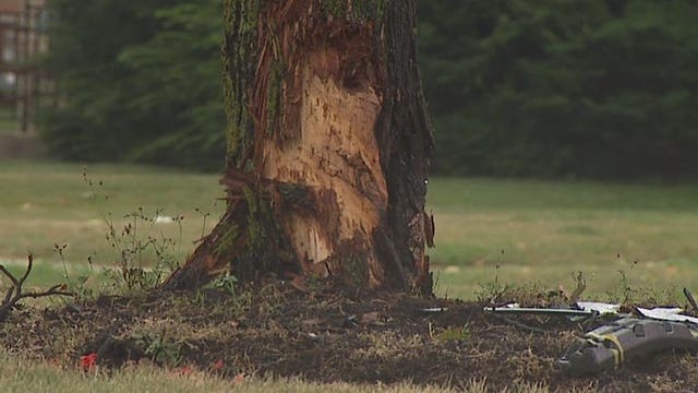Police: 49-year-old man dies after crashing into tree near 60th and Fiebrantz