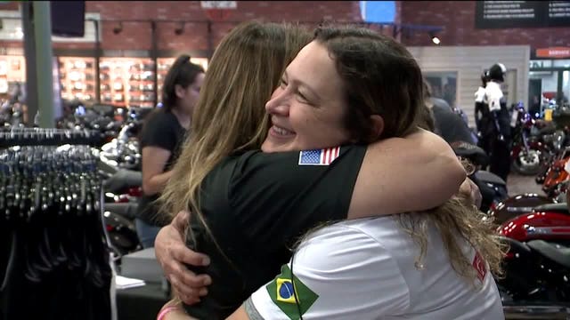 Mission accomplished: 2 women visit 115th H-D dealerships on epic ride from Brazil