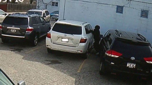 'He is forgiven:' Suspect caught on camera stealing from vehicle during Easter services