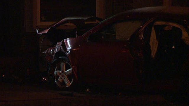 Police investigate crash near 17th and Mitchell; 2 injured, 3 arrested