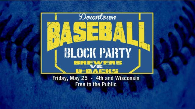 Come out to the Downtown Baseball Block Party on May 25th
