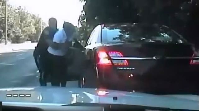 Rescue caught on cam: Officer saves woman choking on throat lozenge