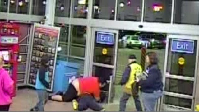 Restrained in Walmart, suspected shoplifter says man who tackled him should be punished