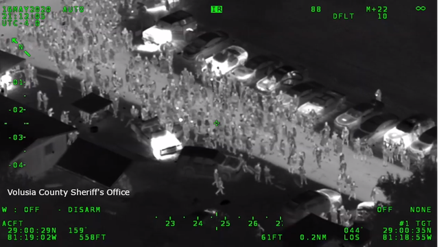 Video: Florida deputies hit by bottles at weekend block party attended by 3,000