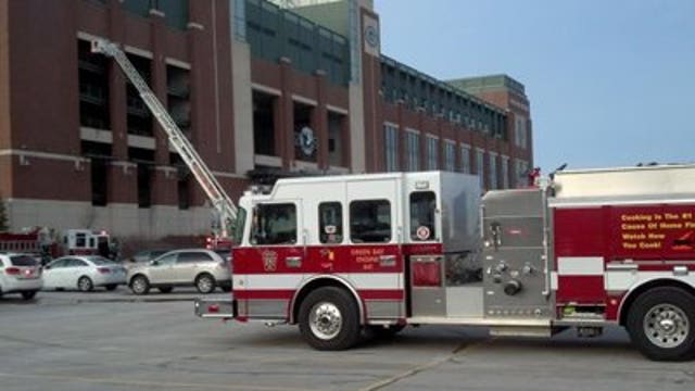 Fire causes $5,000 in damage Wednesday at Lambeau Field