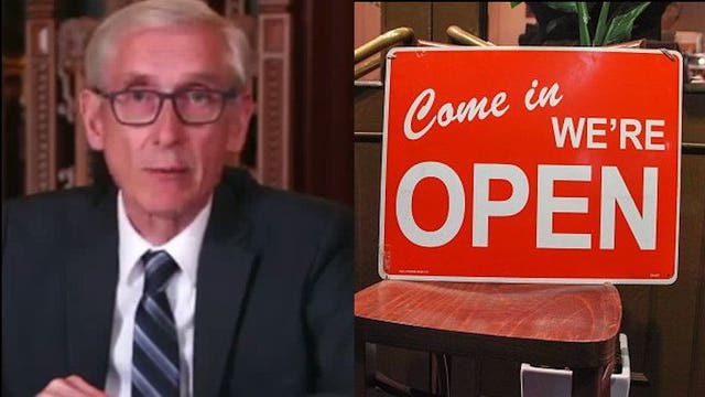 Gov. Evers: Standalone, strip mall retail stores, drive-in theaters to reopen with some restrictions