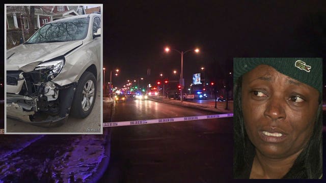 'Who helps me now?' Woman left with broken arm, totaled car after deadly shootout and crash
