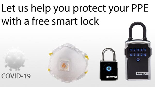 Master Lock donates free smart locks to protect PPE amid COVID-19
