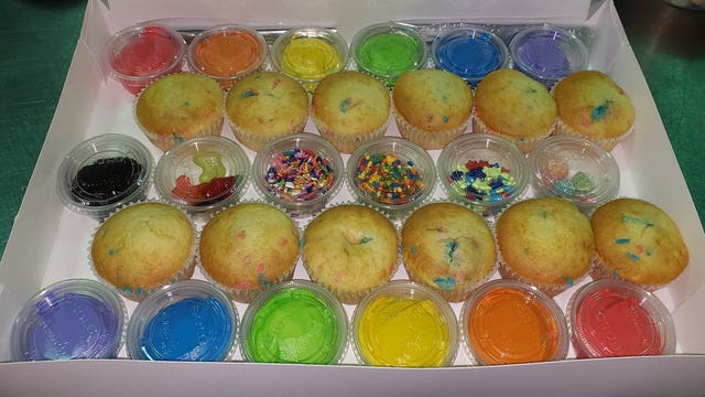 You do the decorating: Jen's Sweet Treats sells cupcake kits for the family