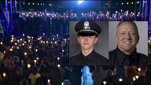 'Hate the reason we're here:' Irvine Jr., Michalski among 371 names read at vigil for fallen law enforcement