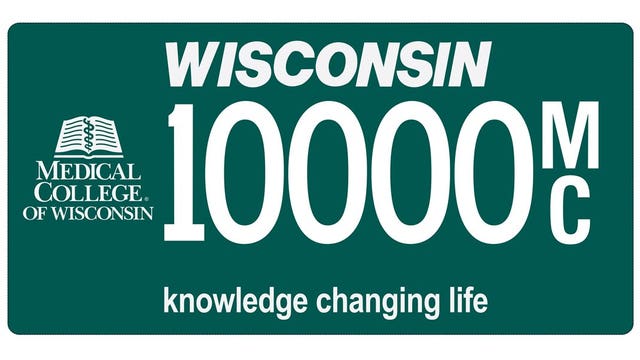 New Medical College of Wisconsin specialty-license plates available for your vehicle
