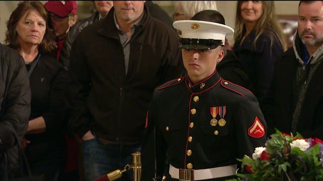 'Very proud of him:' Brookfield native stands guard with military at Capitol Rotunda