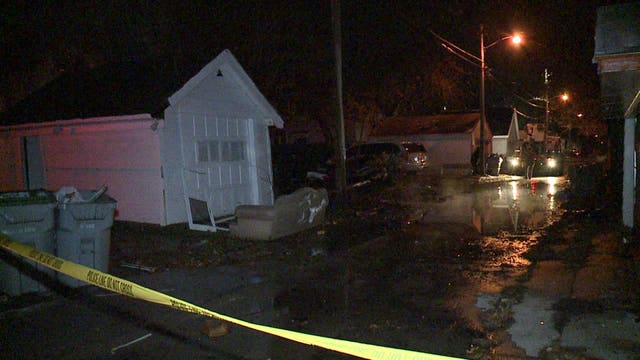 Investigation underway after garage fire near 34th & Villard