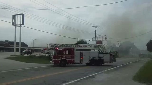 MFD: Crew responds to 4-stall garage fire on Fond du Lac Avenue