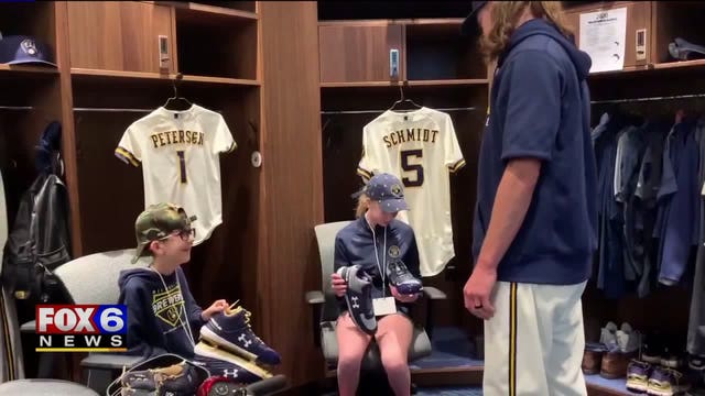 2 young Milwaukee Brewers fans get experience of a lifetime