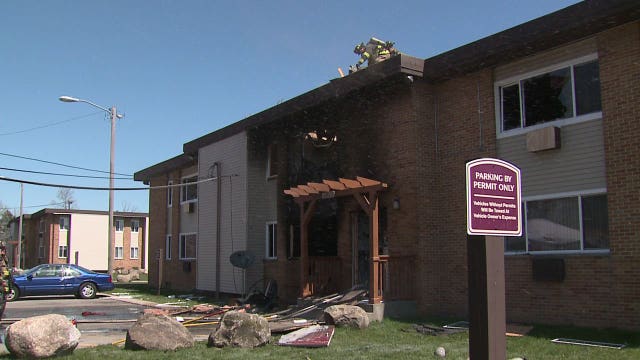 One person taken to the hospital from scene of fire near 60th and Spokane