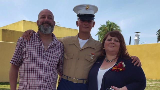 'A little scared:' Green Bay parents share their fears for, pride in their son who is now a Marine