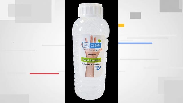 Thousands of hand sanitizer bottles sold across US recalled over poison concerns