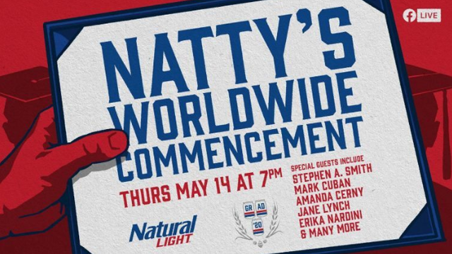 Natty Light hosts '1st-of-its-kind virtual commencement' for Class of 2020