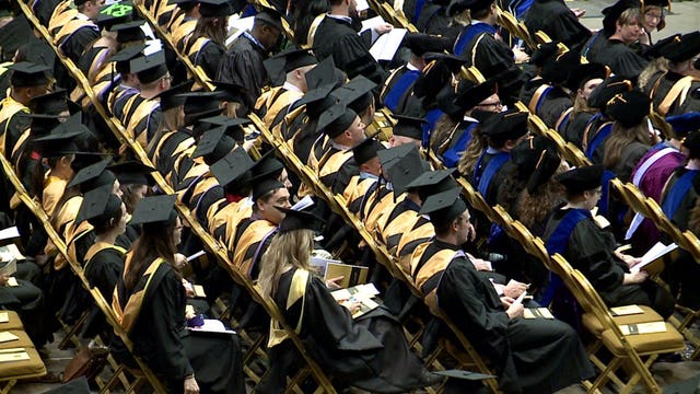 UWM, MU host spring commencement ceremonies, "the pay off" after years of hard work