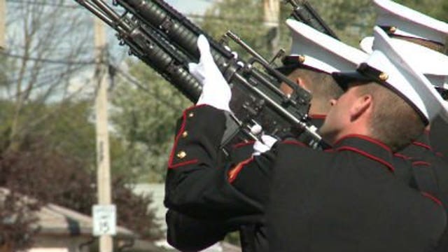 Funeral services held for Lance Corporal Jeremiah Collins, Jr.