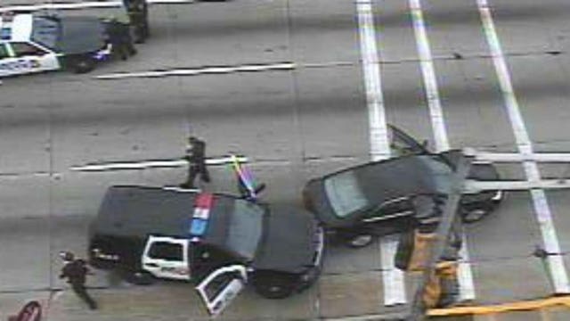 Police: Officer suffers medical emergency; strikes vehicle stopped at red light