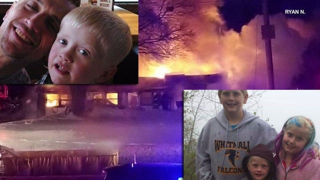 Cousin says Waukesha father 'ran back to go get' children who died in fire