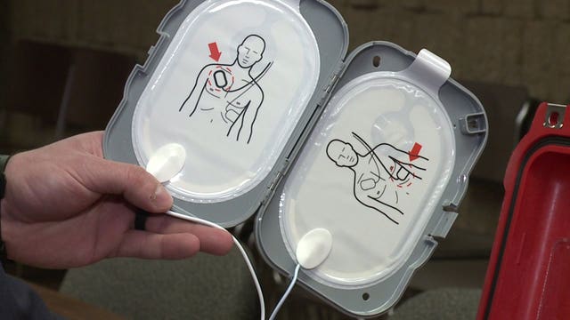 Officers just re-certified in CPR/AED training save life of man celebrating wedding anniversary in Caledonia