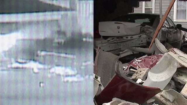 Police: Driver injured after crashing into garage while street racing near 20th and Hopkins