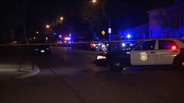 Manhunt underway after shootout between suspect, officers on city's south side