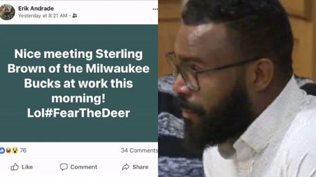 Rising UFC star supports officer fired after Sterling Brown arrest: 'Went out of his way to help me'